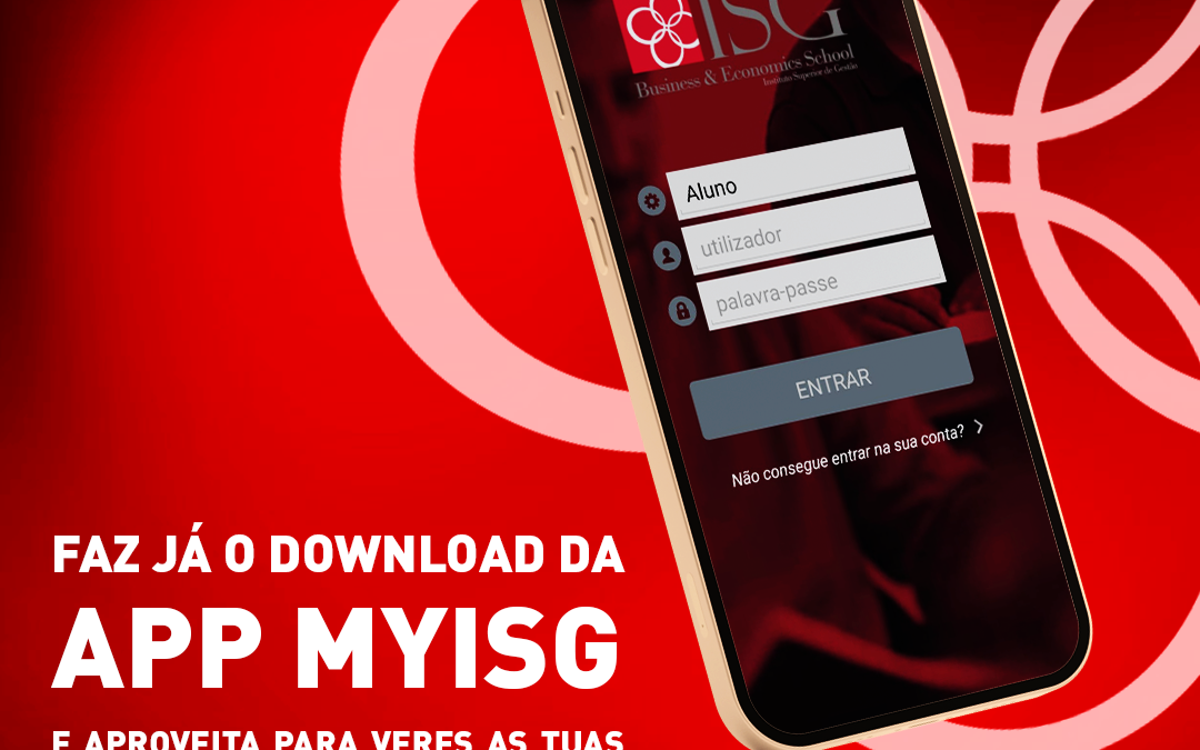 Faz o Download da App MyISG!