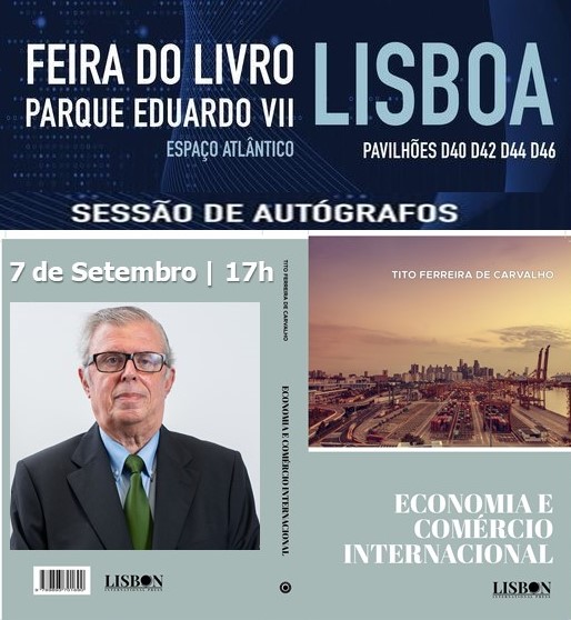 Sessão de autógrafos do Professor Doutor Tito Ferreira de Carvalho na Feira do Livro