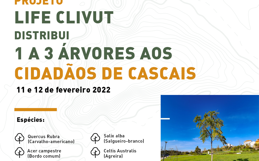 Life Clivut distribui 1 a 3 árvores aos cidadãos de Cascais