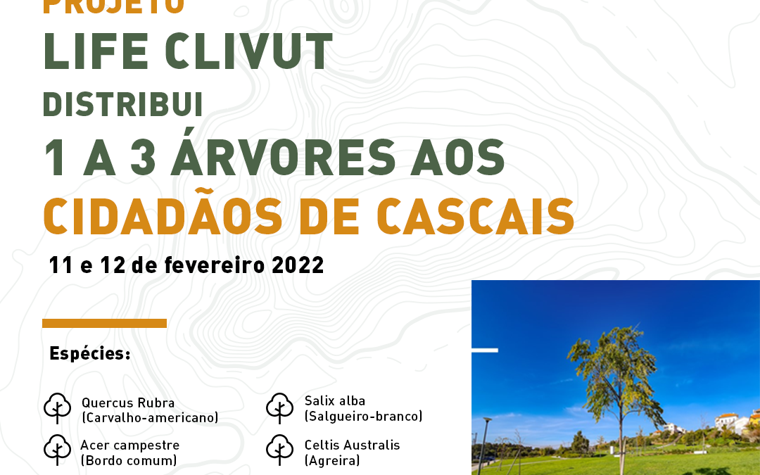 Última chamada para projeto de distribuição de árvores da Life Clivut aos cidadãos de Cascais