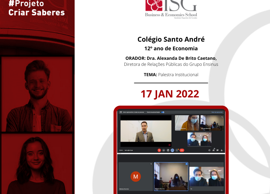 Projeto Criar Saberes 2021|2022 – Colégio Santo André