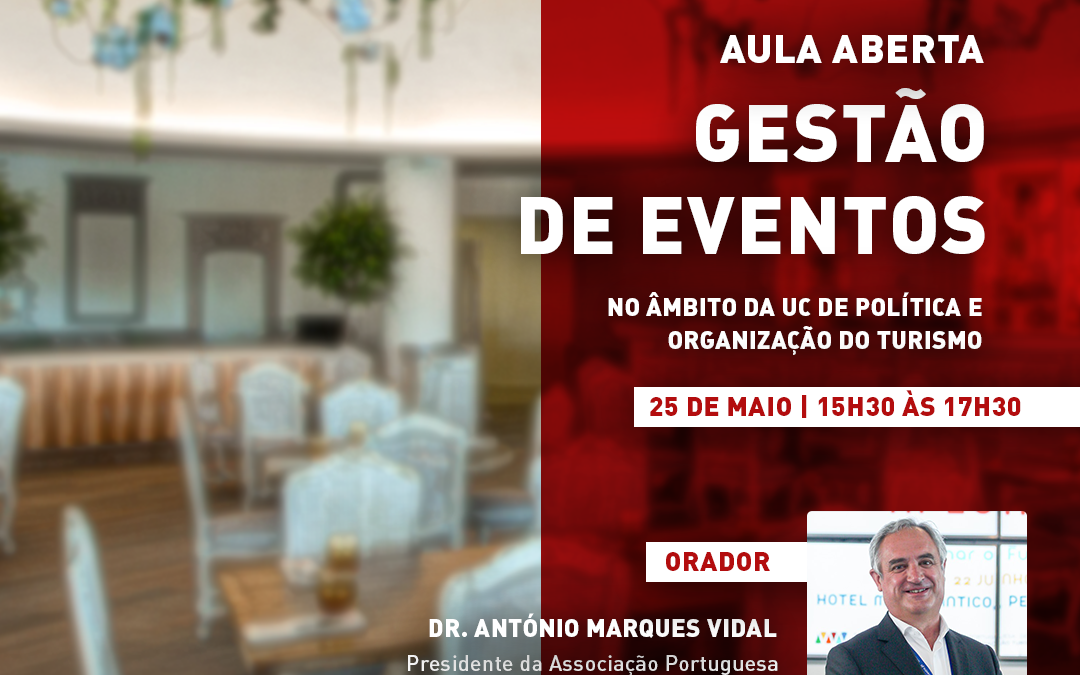 Aula Aberta: “Gestão de Eventos”