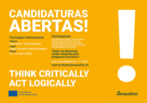 Aequalitas com vagas disponíveis para formação internacional sobre “Fake News e Desinformação”