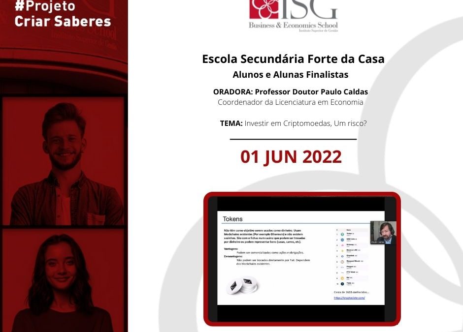 Projeto Criar Saberes 2021|2022 – E.S. Forte da Casa