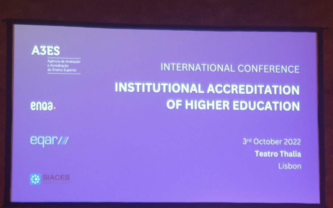 ISG marca presença na Conferência Institutional Accreditation of Higher Education