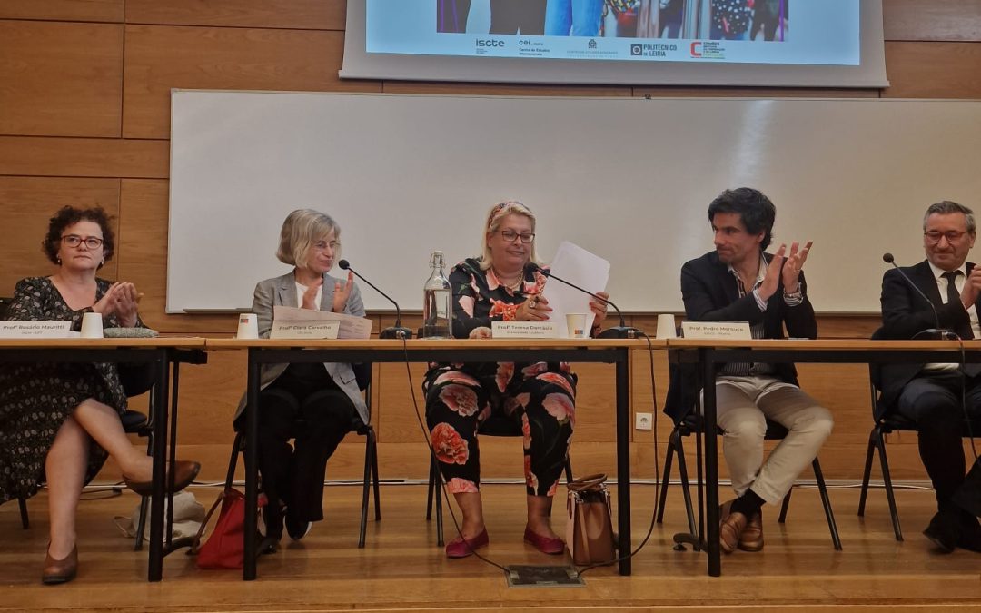 Dra. Teresa Damásio na Conferência: “Perfil do Estudante dos PALOP nas IES em Portugal: Caracterização, Expectativas e Constrangimentos”