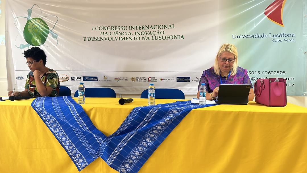 Dra. Teresa Damásio no 1º Congresso Internacional da Ciência, Inovação e desenvolvimento na Lusofonia