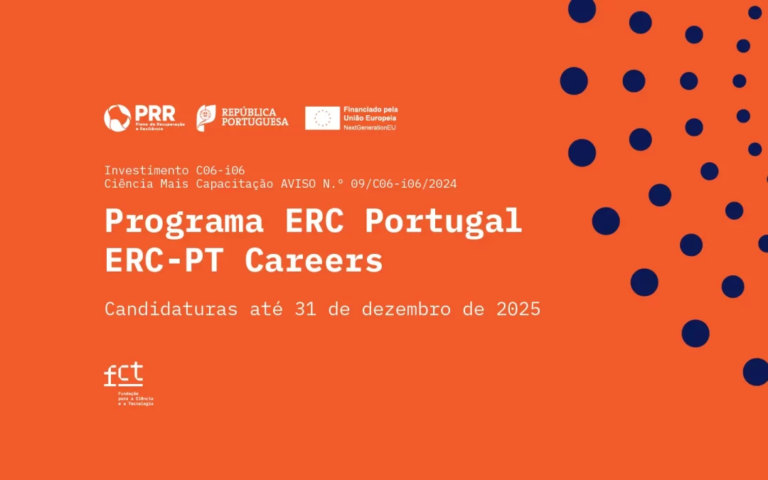 Candidaturas abertas para Concurso ERC-PT Careers