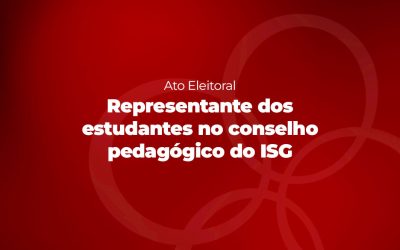 Marcação de eleições para Representante dos Estudantes no Conselho Pedagógico – Mandato 2025/2028