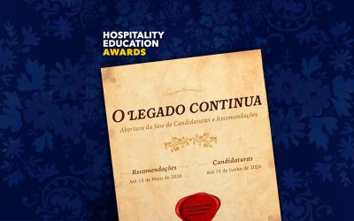 Candidaturas abertas para o Hospitality Education Awards